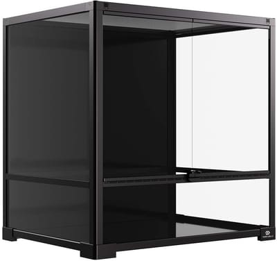 Terra Della Terrarium Knockdown 60 x 45 x 60CM glazen terrarium voor reptielen, amfibieën en insecten