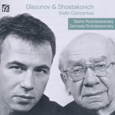 Sasha Rozhdestvensky, State Symphony Capella Of Russia, Gennadi Rozhdestvensky - Glazounov & Shostakovich: Violin Concertos (CD)