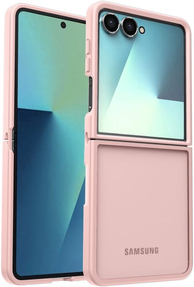 Hoesje Geschikt voor Samsung Galaxy Z Flip 7 - Matte Back Cover - Roze
