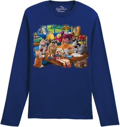 Kittens In The Kitchen The Coloured House Longsleeve T-shirt XXL