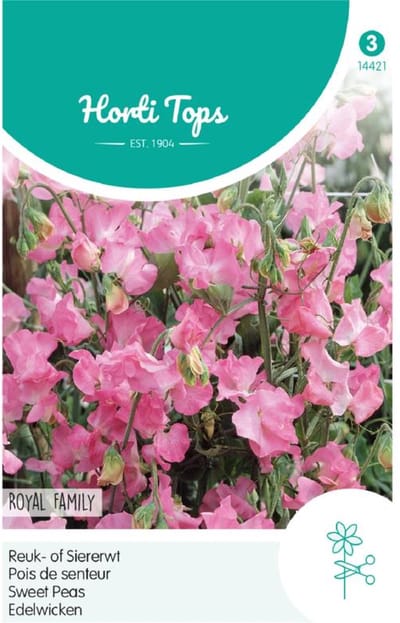 Hortitops Zaden - Lathyrus Odoratus Royal Family Rose