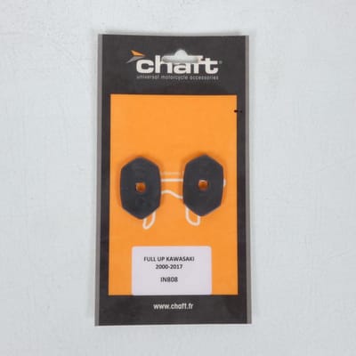 Paire de cache orifice de clignotant Chaft IN808 pour moto Kawasaki 49x32xØ8mm