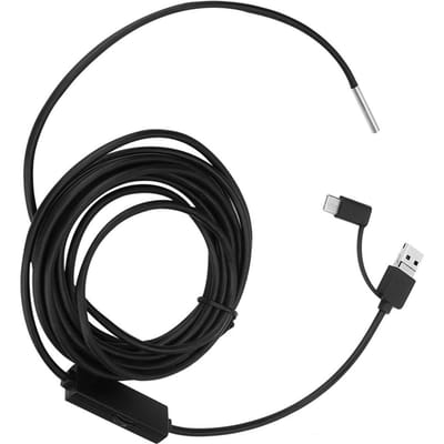 Endoscope 3 en 1 pour téléphone portable Android Type-C, objectif 3,9 mm, haute définition, étanche(Câble de 3,5 m )