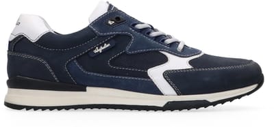 AUSTRALIAN HEREN SNEAKERS BLAUW 15.1667.02-SKU BAKERSVILLE BLUE LEATHER SKU BLUE-WHITE-BLUE MAAT 47