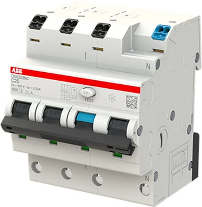 ABB aardlekautomaat C20 3P+N 30mA Type A (2CSR256192R1204)