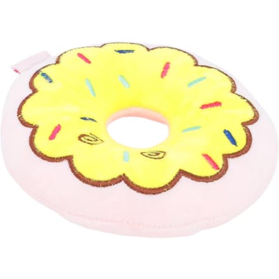 Hond Piepspeeltje Gevuld Bijtbestendige Donuts Huisdier Speelgoed Zacht Pluche Speelgoed voor Honden HuisdierenRoze roze