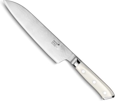 Déglon Santokumes – Damaststaal – Corian Handvat – 18 cm – Elegant en Duurzaam