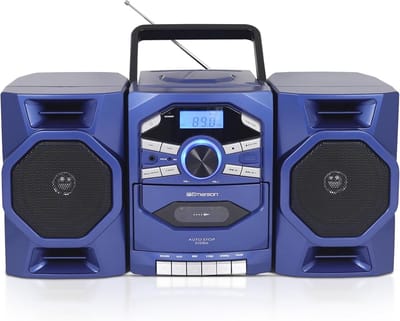Draagbare Stereo Boombox met CD Speler, Cassette Recorder en AM/FM Radio
