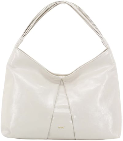 abro Leren Schoudertas Leather Alias Soft Hobo Secret Milk Crème