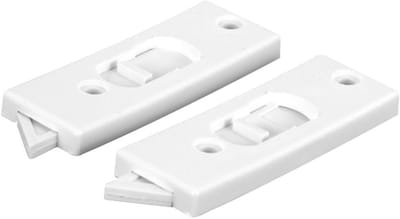 Veerspanner raambeslag - Kantelgrendel raam - Raamonderhoud - Veerbelast ontwerp - 2 stuks - Wit