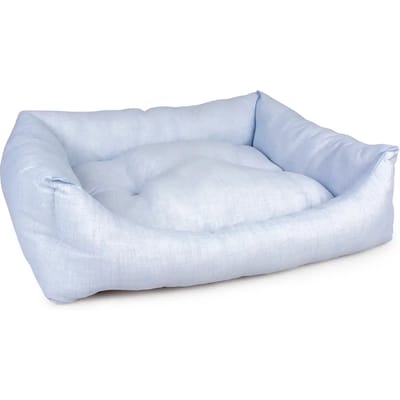 Duvoplus - Dierenkussen - Hond - Mand Rechthoekig Mellow L - 85x70x20cm Blauw - 1st