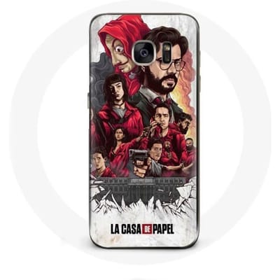 Samsung Galaxy S7 hoesje La Casa De Papel posterkunst