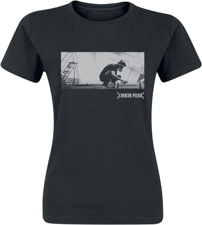 Zwart T-shirt met 'Meteora' print - Duurzaam Band Merchandise