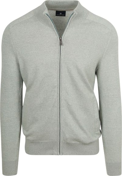 State Of Art Vest Melange Lichtgroen - Maat M - Heren