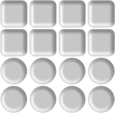 Duurzame zelfklevende meubelschuifregelaars voor tapijt en hardhouten vloeren, 16 stuks in beige voor bescherming en gemak