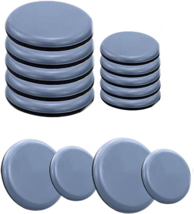 Meubelglijders - Vloerbeschermers - Meubels Verplaatsen - Zelfklevend PTFE - Rond 25mm