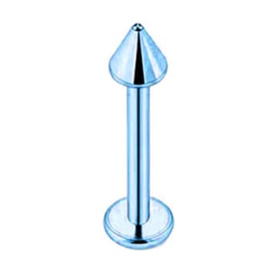 Blauw Spike - Tragus / Helix / Labret Piercing