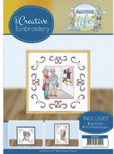 Nr. 9 Borduurboek Active Life Creative Embroidery van Yvonne Creations