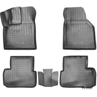 NORM Liners | Tapis De Sol En Caoutchouc TPE Toutes Saisones Pour Land Rover Discovery Sport depuis 2014 noir