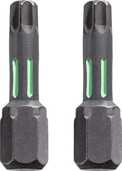 KWB torsie bitset - T10 Torx 10 - Lengte 25 mm - Hoge torsieweerstand - 122210 - 2 stuks