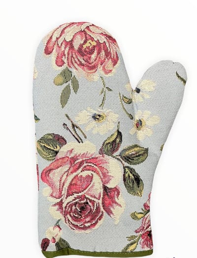 Pannenwant - luxe gobelinstof - Aiden Garden Blauw All - Rozen