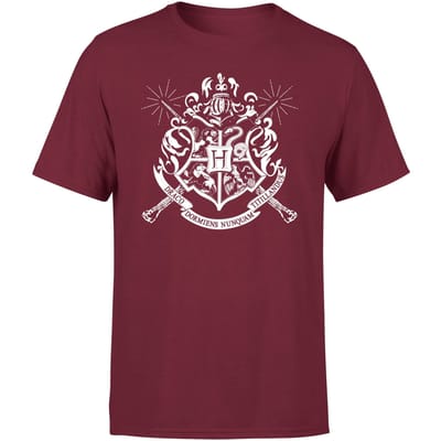 Harry Potter Hogwarts House Crest Men's T-Shirt - Burgundy - S