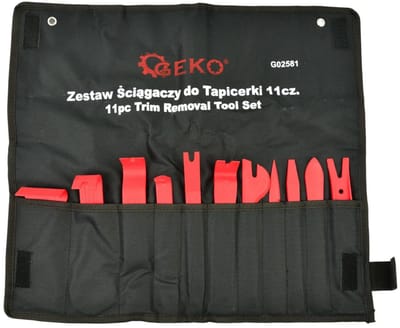 GEKO 11-delige set - trim en sierlijst verwijdertools - gehard nylon - speciaal profiel