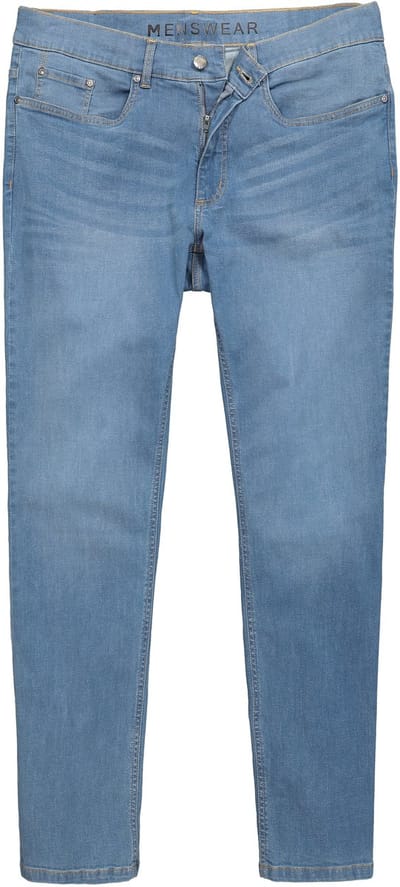 Men Plus - Heren - Jeans FLEXLASTIC® licht denim 5-pocket Straight Fit - Licht blauw denim - Maat 54