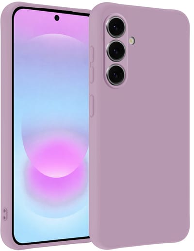 Hoesje - Geschikt voor Samsung Galaxy A37 - Sterk & Shockproof - Siliconen Case - Hoes Cover - Telefoonhoes - Lila