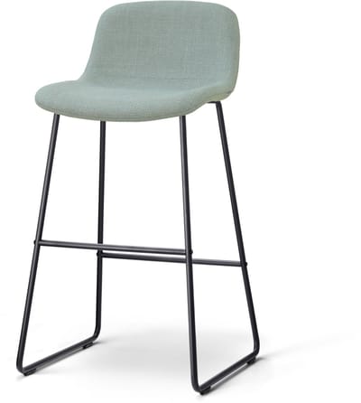 Nolon Nino-Mats barkruk saliegroen - zwart onderstel - 75 cm