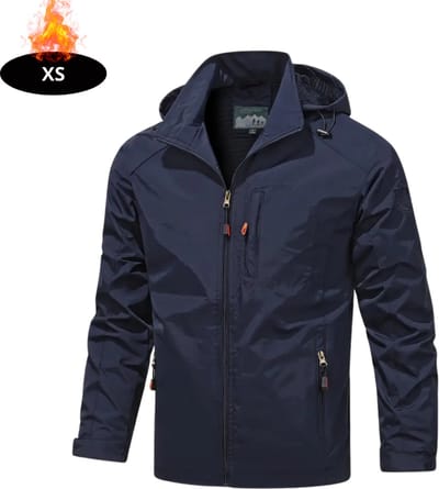Livano Windjas Heren - Parka - Lente & Herfst - Jas - Volwassen - Windjack - Windbreaker - Outdoor - Marineblauw - XS