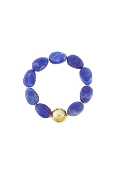 Goudlief Acryl kralen armband - Dagelijks - Roestvrij staal - Verkleurt niet - Cadeau - Goudlief.nl