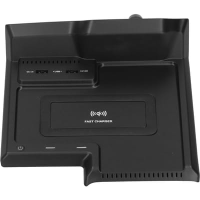 Chargeur sans fil de voiture 15W QI Charge rapide Support de téléphone 2 ports USB QC3.0 Convient pour Avalon 2019 2020