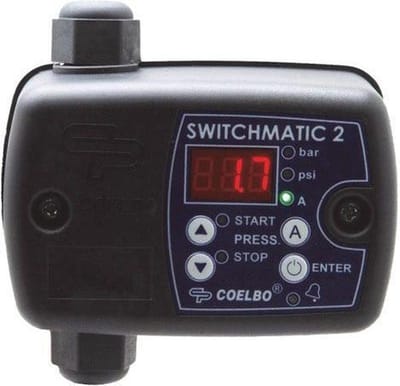 Coelbo Switchmatic 2 - Digitale drukschakelaar voor pompen - 16 Amp. / 3 pk