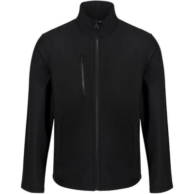Regatta Professionele Heren Ablaze Drie lagen Soft Shell Jacket (Zwart/Zwart)