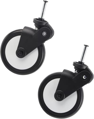Kinderwagenwielen Vervanging - Universele Wielen - Kinderwagen Reparatie - 360 Graden Draaibaar - 35 x 15 x 5 cm