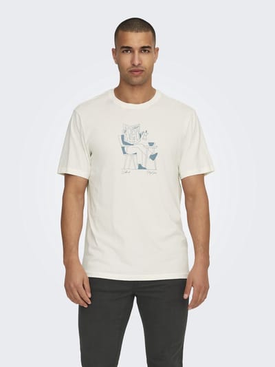 ONLY&SONS - ONSAUGIE LIFE REG SS TEE - Heren - T-shirts