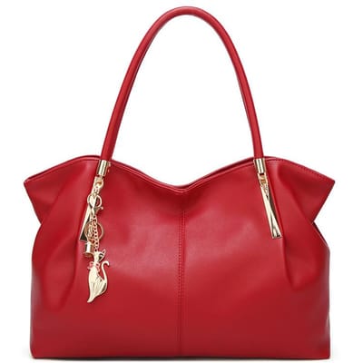 Sac femme mode sac à main accessoire sac sac 2020 couleur Champagne femme sac fourre-tout 39cm*15cm*25cm rouge