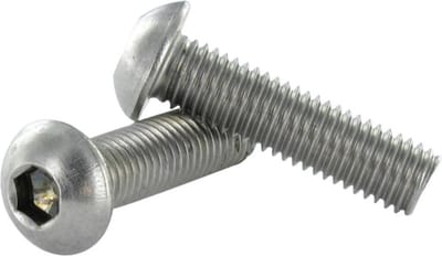Laagbolkopbout M6 x 20 ISO 7380-1 RVS A2 (200 stuks)