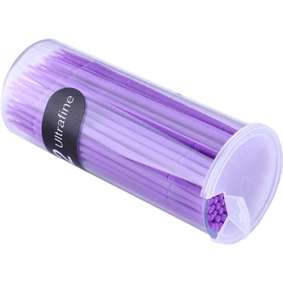 100 stuks/pak Wegwerp Make-up Kwasten maquiagem Cosmetica Wimper Extension Applicators purple