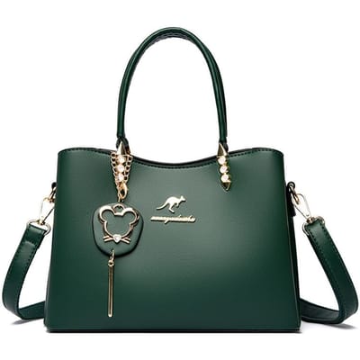 Nieuwe Mode Één Schouder Handtas Crossbody Tas Tote Bag Retro Dames Tas Grote Capaciteit gray