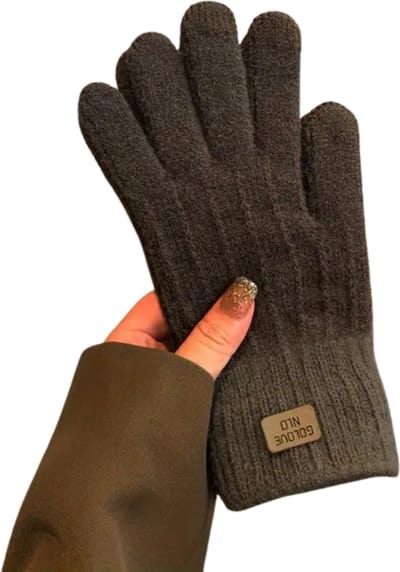 Bovista Winterhandschoen Dames - Handschoenen - Touchscreen Handschoenen - Handschoenen WInter - Winter - Pluche - Koffie