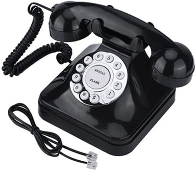 Unieke retro telefoon voor het bureau