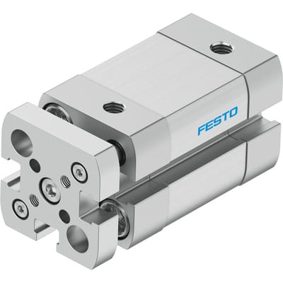 Festo Compacte Cilinder 12mm Boring 10mm Slag ISO 21287 Dubbelwerkend - 554206 - P2DMT