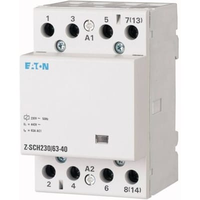 Eaton Z-SCH230/63-04 Installatiezekeringautomaat Nominale spanning: 230 V, 240 V Schakelstroom (max.): 63 A 4x NC 1 stuk(s)