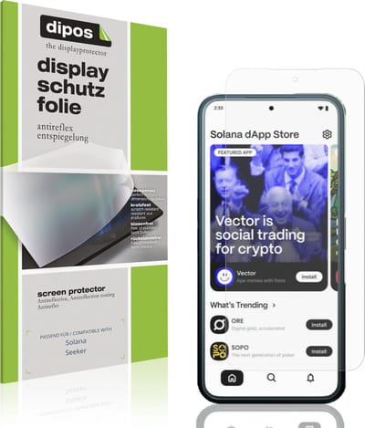 dipos – 4x Matte Beschermfolie geschikt voor Solana Seeker | Krasbestendige & antireflecterende Screenprotector Ultra-Thin