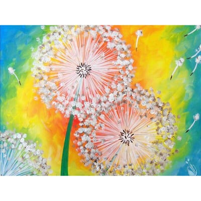 Volledige ronde boor diamant borduurwerk gele Kapok 5D DIY diamant schilderij kruissteek strass 20X30CM yellow