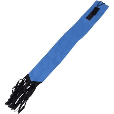 Sac de protection pour queue de cheval en tissu non tissé avec franges et crochets, noir