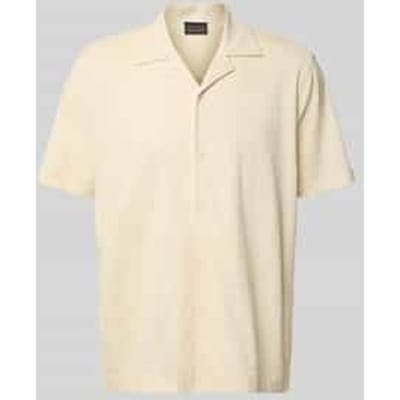 Relaxed Fit poloshirt van pure biologisch katoen met reverskraag