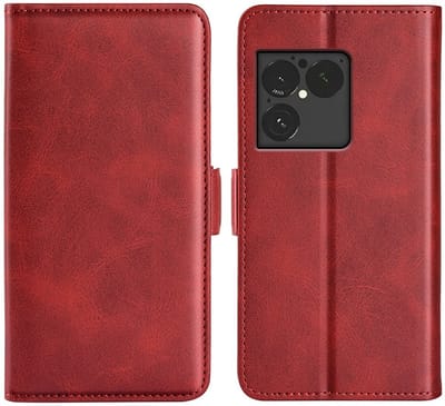 MobyDefend Hoesje - Geschikt voor Sony Xperia 1 VIII - Luxe Wallet Book Case (Sluiting Zijkant) - Rood
